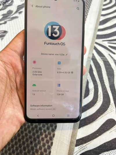 Vivo V23e Smartphone With Box 8/128 Officially Pta Approved. . . .