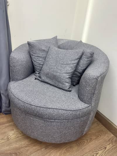 Brand new one seater cushioned sofa