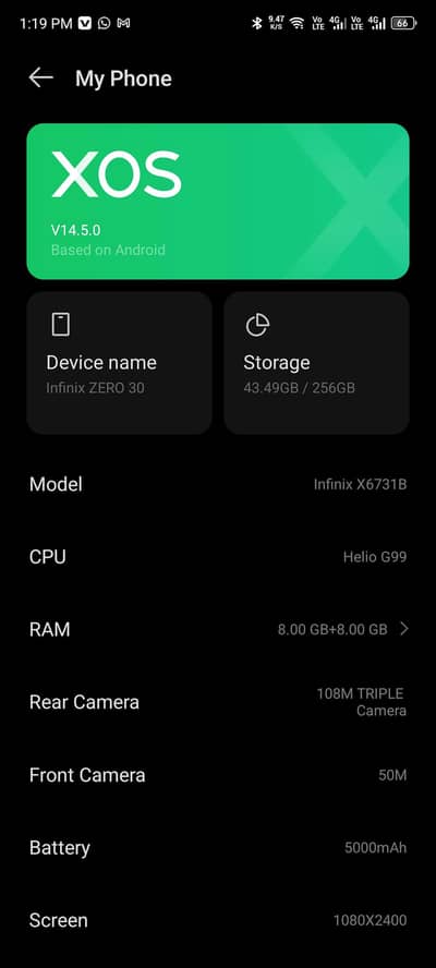 Infinix Zero 30,===  call 03704442263