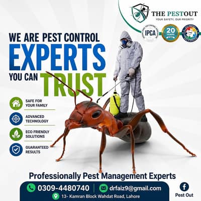 Cockroach Control / Mosquito & Fly Control / Bed Bug Treatment