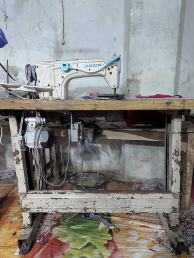 Heavy Duty Sewing Machine with Table & Motor – Fully Workin