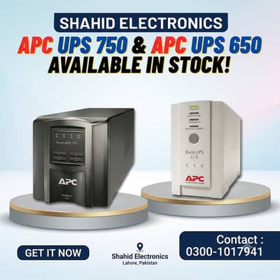 APC UPS 750 & APC UPS 650 Watt Available / apc ups 750 Watt