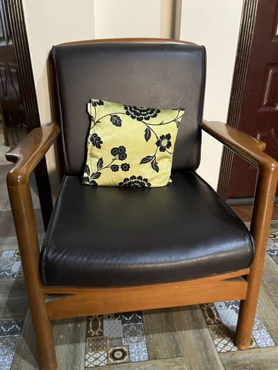 3+1+1 seater 100% Bakain solid wood
