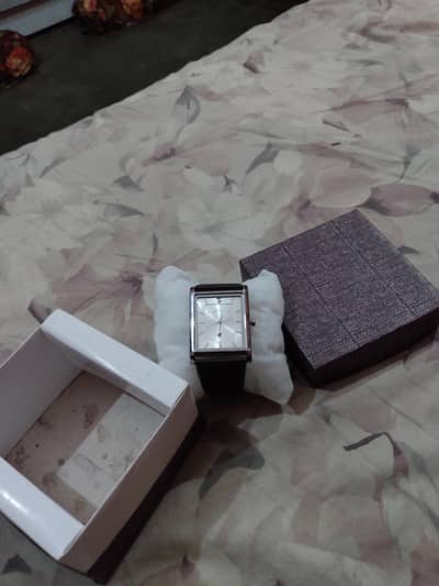 Best Win leather strap watch