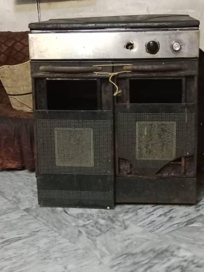 stove with cabinet