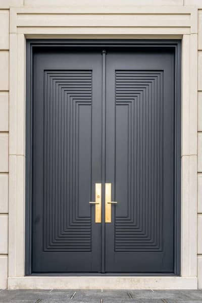 China doors - Pvc door - Double doors - Luxury door design-single door