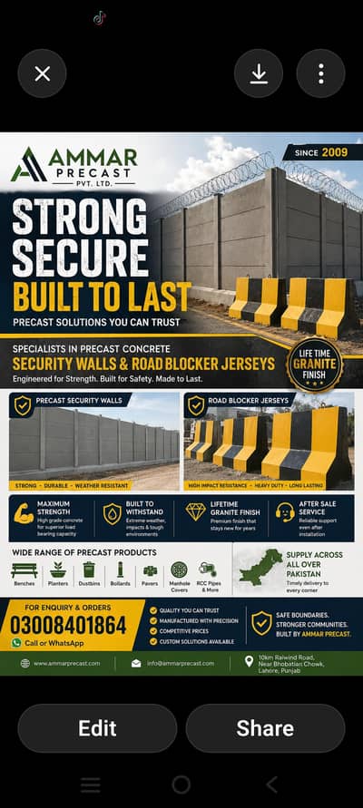 security barrel, jersey Barrel, Road blockers,