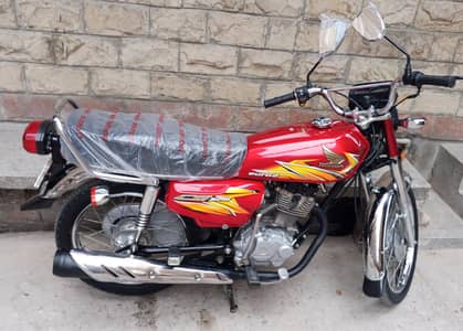 Honda CG 125 Model 21 zero meter bike Islamabad number