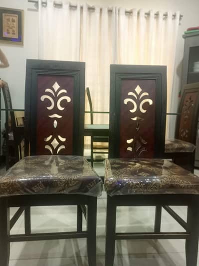 Wooden dining table