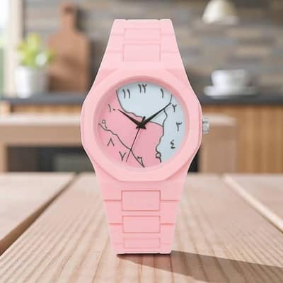pink aura watch with delivery