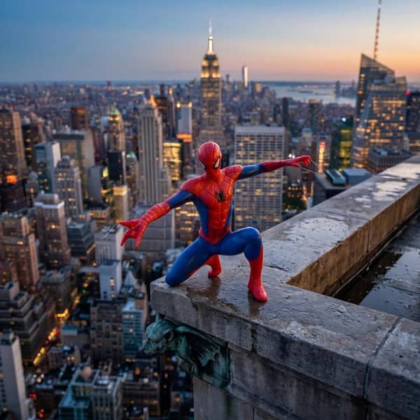 Universal Spider Man Cartoon Character Decoration Accessories For Car