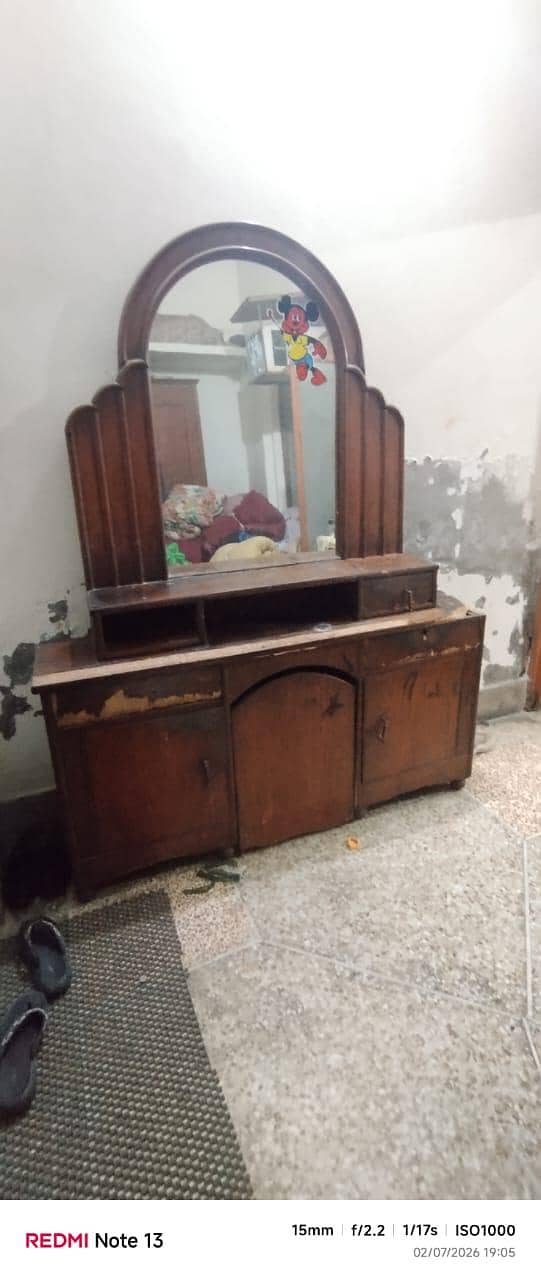 bed/dressing table/wood bed/simple bed/ 1