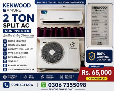 Kenwood eAmore 2 Ton Split AC for Sale