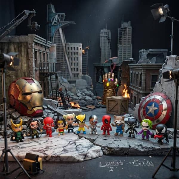 Universal Avenger And DC Cartoon Character Decoration Accessories For Car