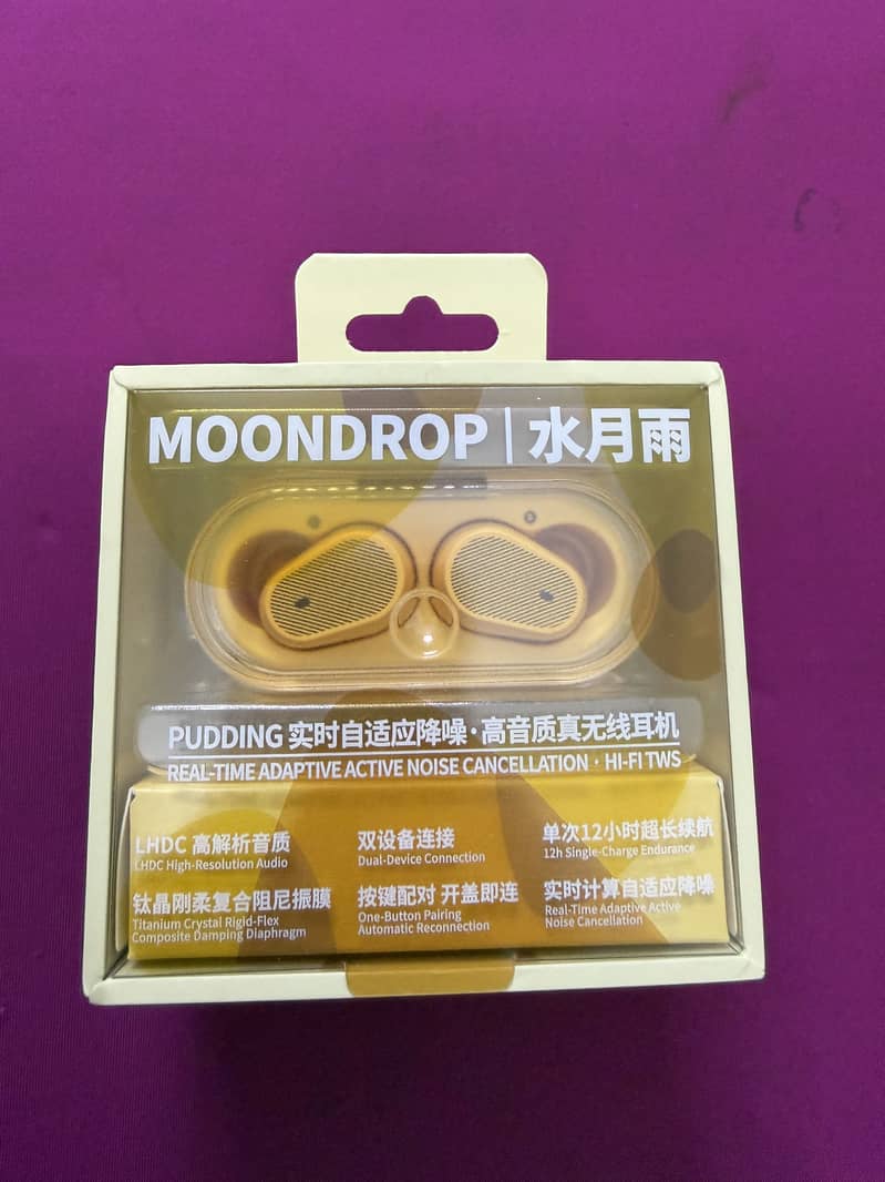 Moondrop Pudding ANC TWS Earbuds - Audiophile IEM (Not AirPods/Anker) 0