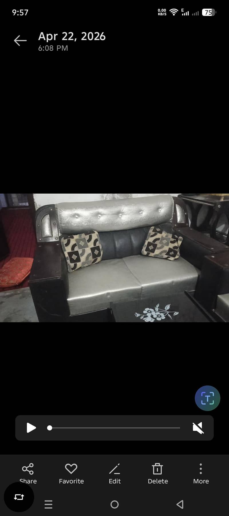6seater sofa with 3table 1