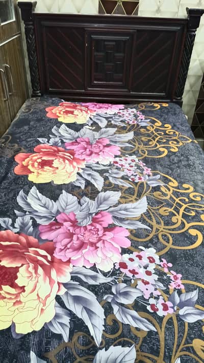 Used Single Bed with Mattress for Sale