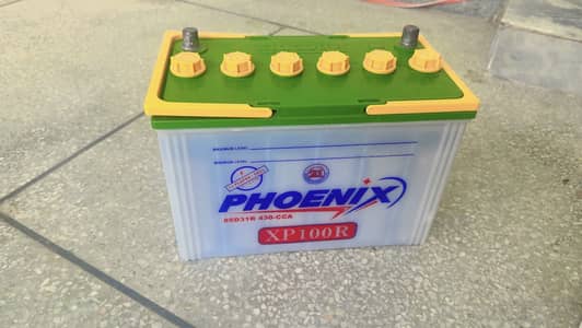 Phoenix XP 100R One month used battery with warranty card