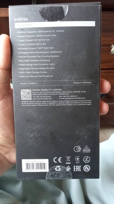 Original Infinix Note 60 Pro 5G Wireless Charger