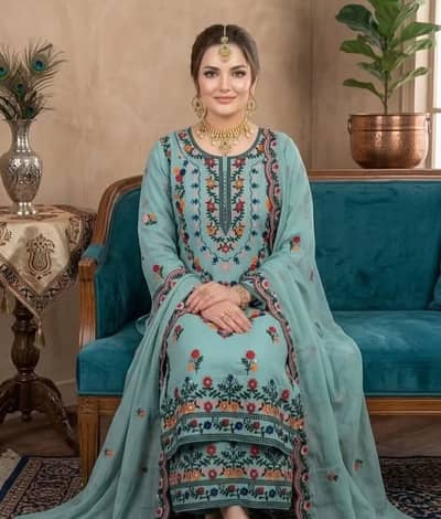 Lawn k suits 3 piece