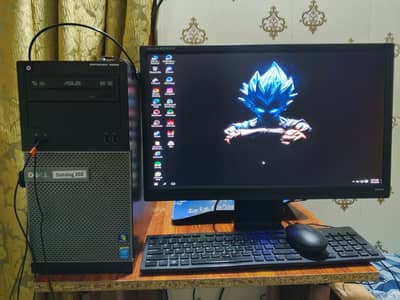 Core i5 4Gen pc with 22 Inch lcd or keyboard mouse or wires all setup