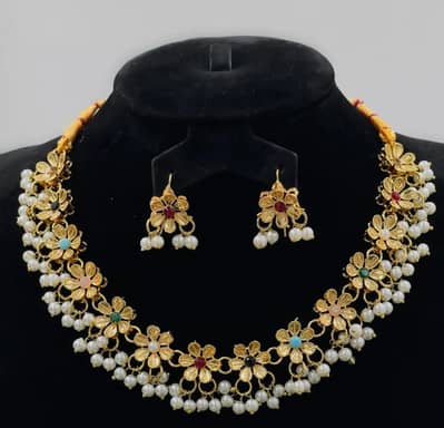 gold plated Artificial set