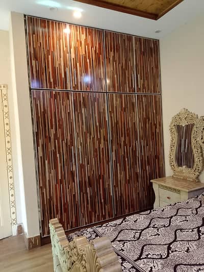 10 Marla Brand New Full Furnished Upper Portion Available For Rent In Sec C Bahria Town Lahore.