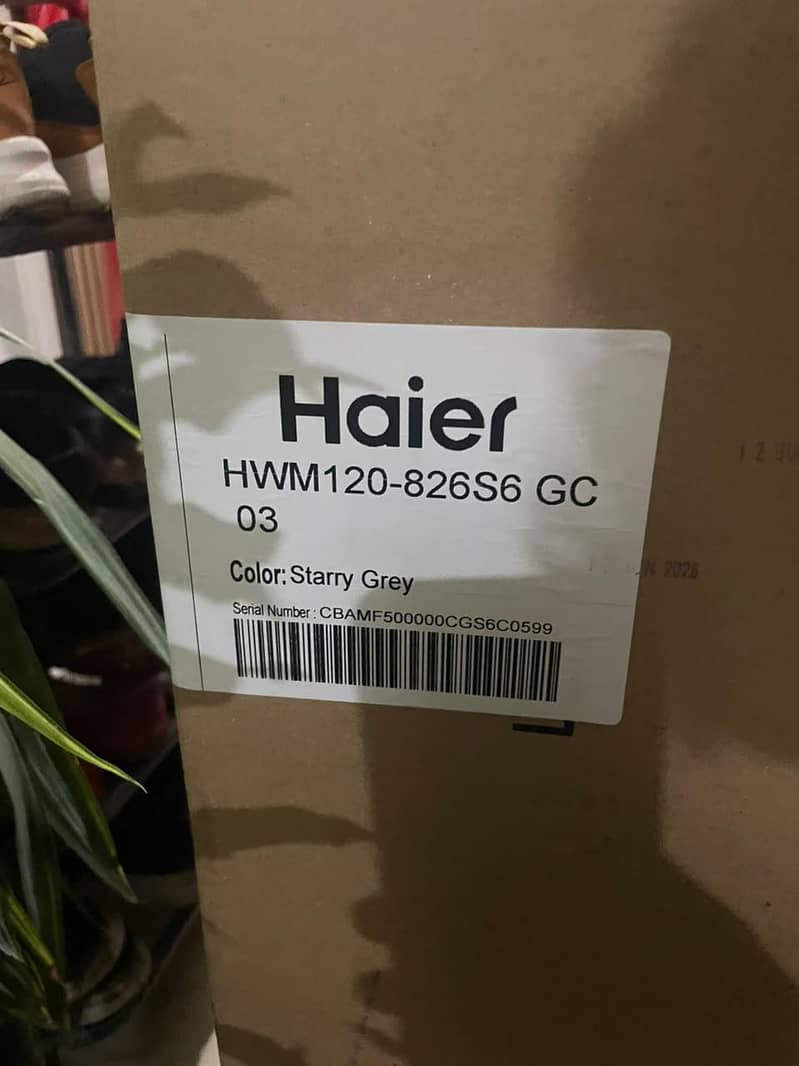 automatic Haier washing machine 1