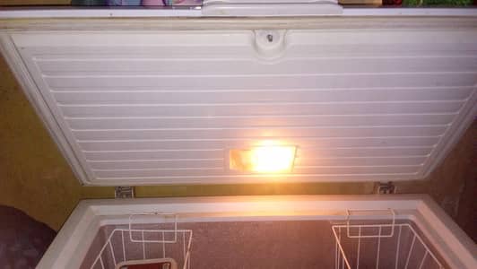 Haier deep freezer 12 cft used working