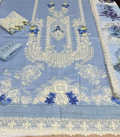 Brand  "Elaf" in Lawn fabric 3pc