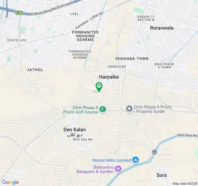 1 KANAL PLOT 80 FT ROAD NEXT TO CORNER POSSESSION SOON NEAR GOLF HOT LOCATION
