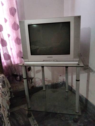 T. v available
