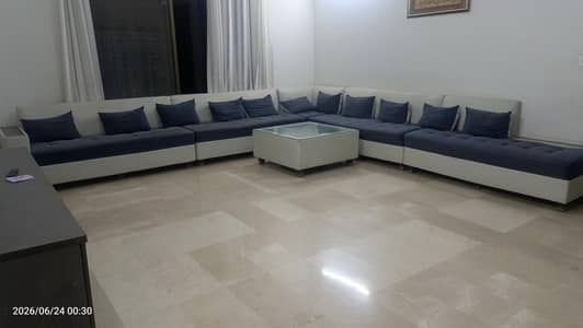 L-Shaped Sofa 13 Seats with Centre Table - Order Made