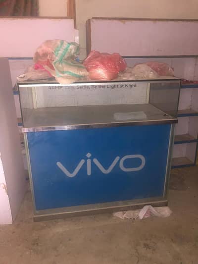 Vivo Mobile Counter available for sale with racks  brand new condition