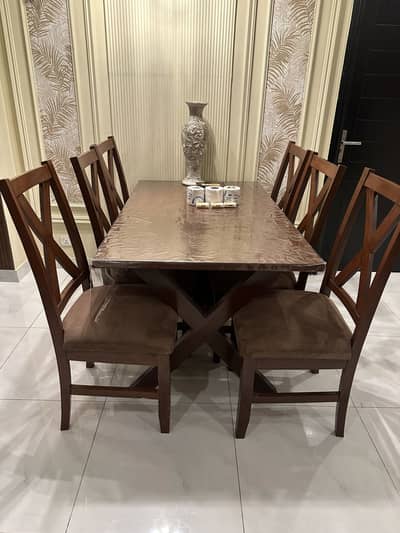 6 seater dining table