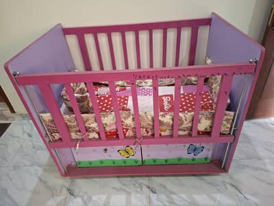Kids cot/crub and cupboard for sale