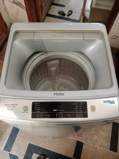 Haier fully automatic washing machine new condition