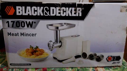 BLACK & DECKER MEAT MINCER