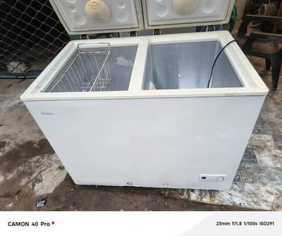 haier 2 door deep freezer
