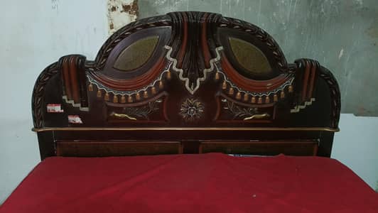 wooden bed only