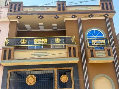 Hasan town 5Marla New Brand Semi Duble Story House For Sale