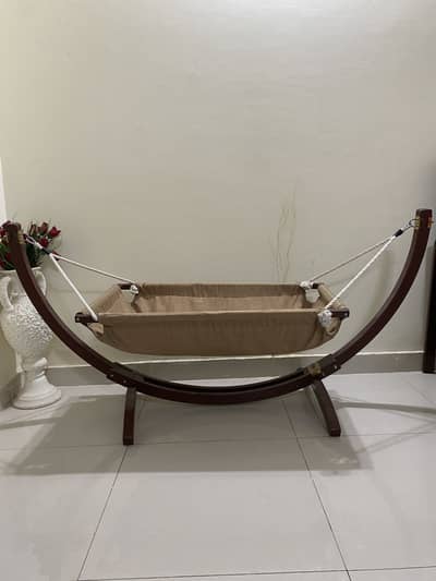 Beige Baby Hammock Cradle