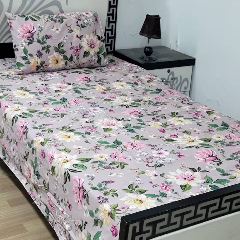 Single cotton bedsheets 16
