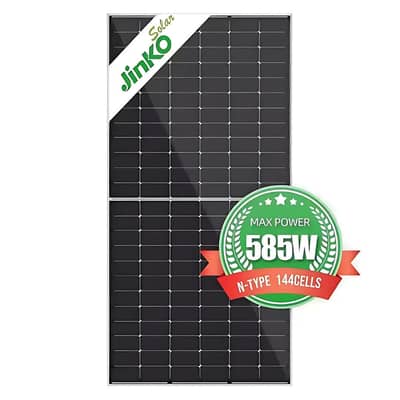 Jinko 585 watts solar panel with stand and wire