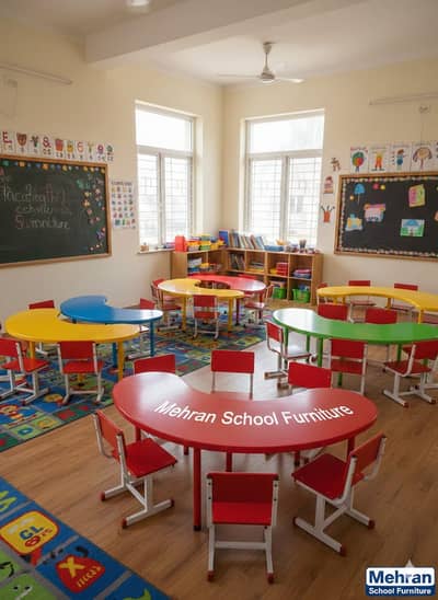 School Table - Benches - School Furniture - Chairs Set - Desk - Chairs