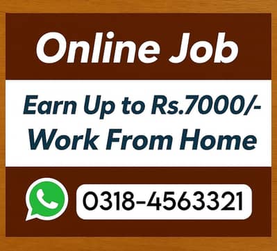 Part Time Full Time Job / Data Entry Job / Typing job / Assignment Job