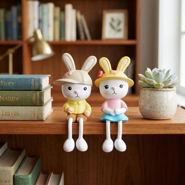 Universal Rabbit Cartoon Character Decoration Accessories For Car