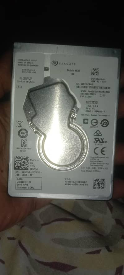 Seagate 1TB Laptop Hard Drive (HDD) – 100% Working