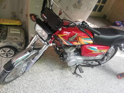 good condition motorcycle.