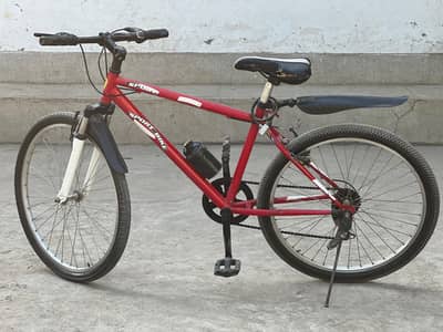 Red bicycle